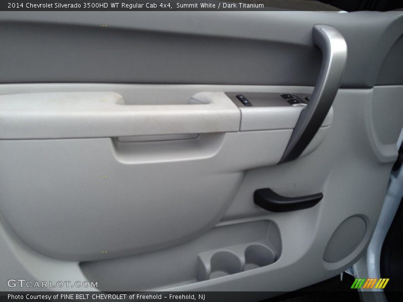 Summit White / Dark Titanium 2014 Chevrolet Silverado 3500HD WT Regular Cab 4x4