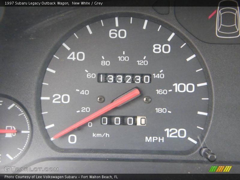 New White / Grey 1997 Subaru Legacy Outback Wagon