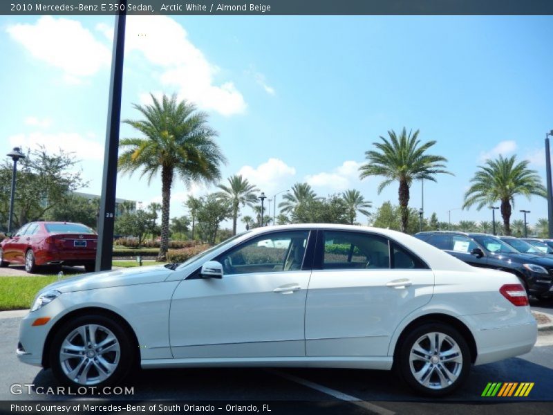 Arctic White / Almond Beige 2010 Mercedes-Benz E 350 Sedan