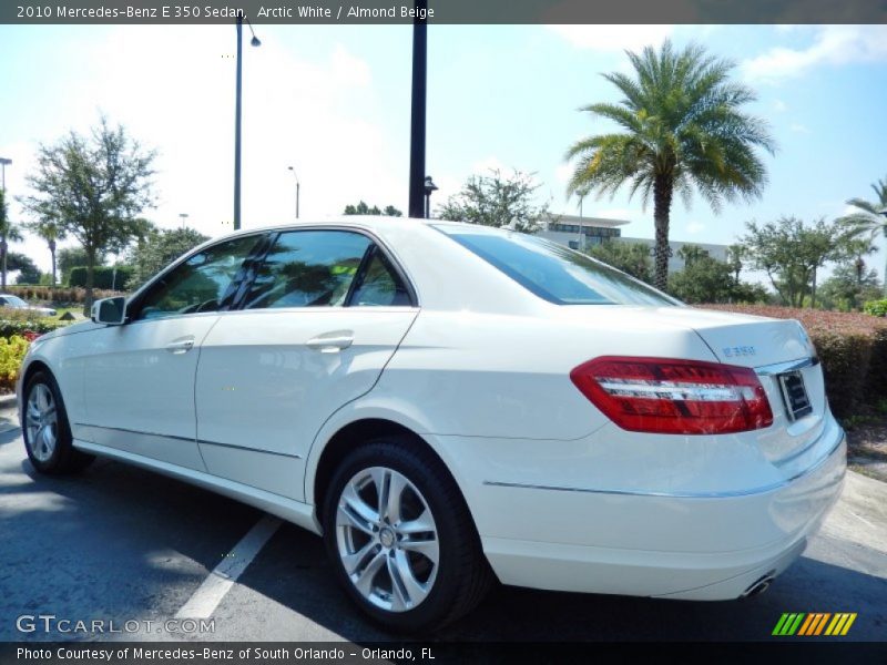Arctic White / Almond Beige 2010 Mercedes-Benz E 350 Sedan