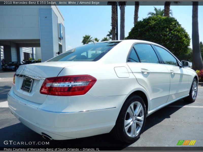 Arctic White / Almond Beige 2010 Mercedes-Benz E 350 Sedan