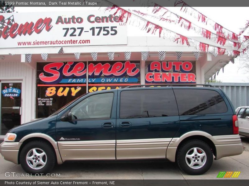 Dark Teal Metallic / Taupe 1999 Pontiac Montana