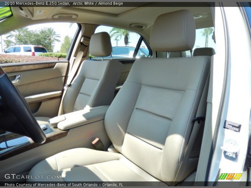Arctic White / Almond Beige 2010 Mercedes-Benz E 350 Sedan
