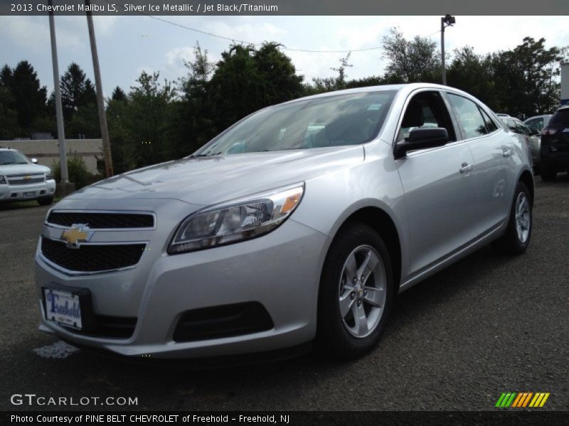 Silver Ice Metallic / Jet Black/Titanium 2013 Chevrolet Malibu LS