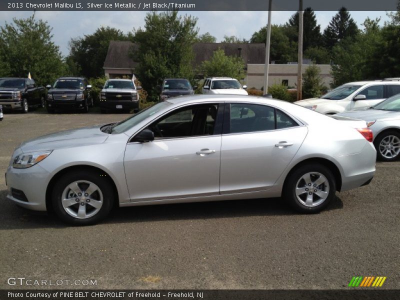 Silver Ice Metallic / Jet Black/Titanium 2013 Chevrolet Malibu LS
