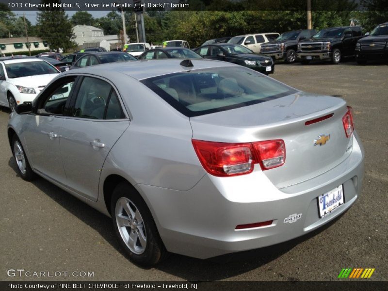 Silver Ice Metallic / Jet Black/Titanium 2013 Chevrolet Malibu LS