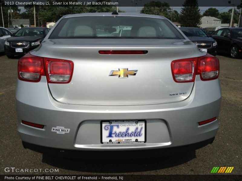 Silver Ice Metallic / Jet Black/Titanium 2013 Chevrolet Malibu LS