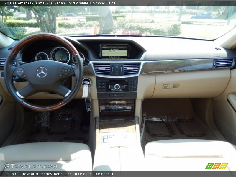 Arctic White / Almond Beige 2010 Mercedes-Benz E 350 Sedan