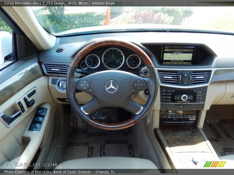 Arctic White / Almond Beige 2010 Mercedes-Benz E 350 Sedan