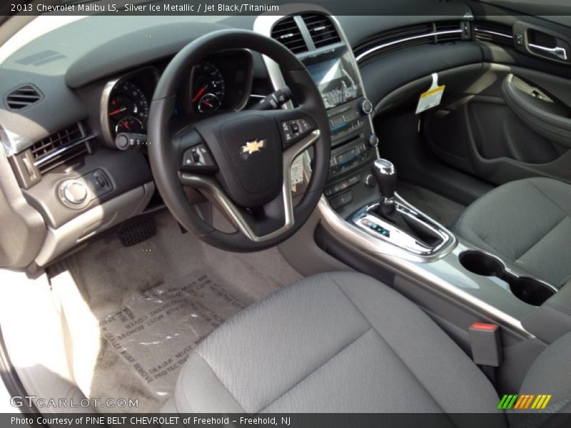 Silver Ice Metallic / Jet Black/Titanium 2013 Chevrolet Malibu LS