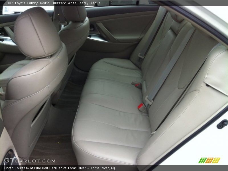 Blizzard White Pearl / Bisque 2007 Toyota Camry Hybrid
