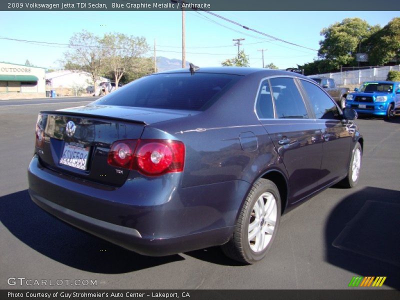 Blue Graphite Metallic / Anthracite 2009 Volkswagen Jetta TDI Sedan