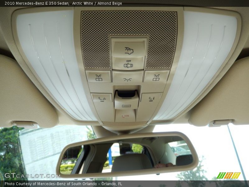 Arctic White / Almond Beige 2010 Mercedes-Benz E 350 Sedan