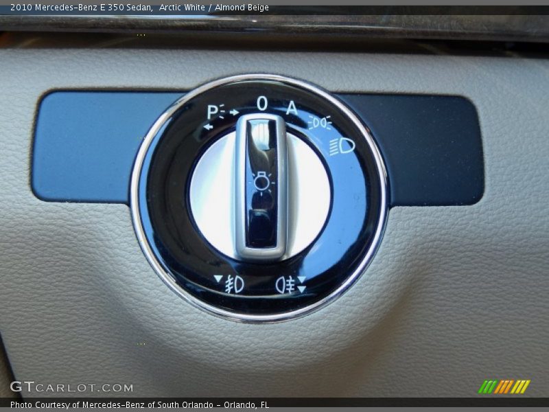 Arctic White / Almond Beige 2010 Mercedes-Benz E 350 Sedan