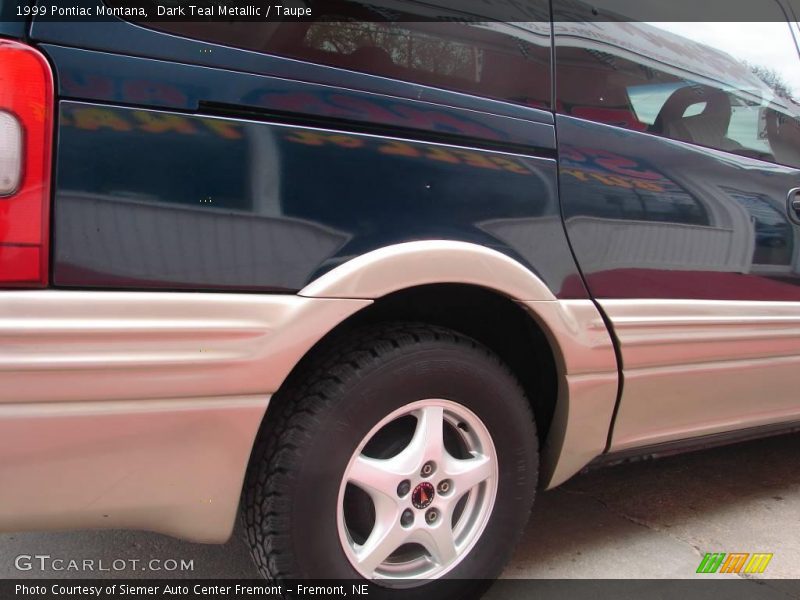 Dark Teal Metallic / Taupe 1999 Pontiac Montana