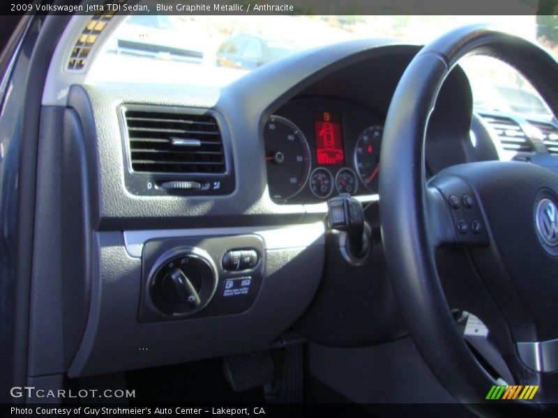 Blue Graphite Metallic / Anthracite 2009 Volkswagen Jetta TDI Sedan