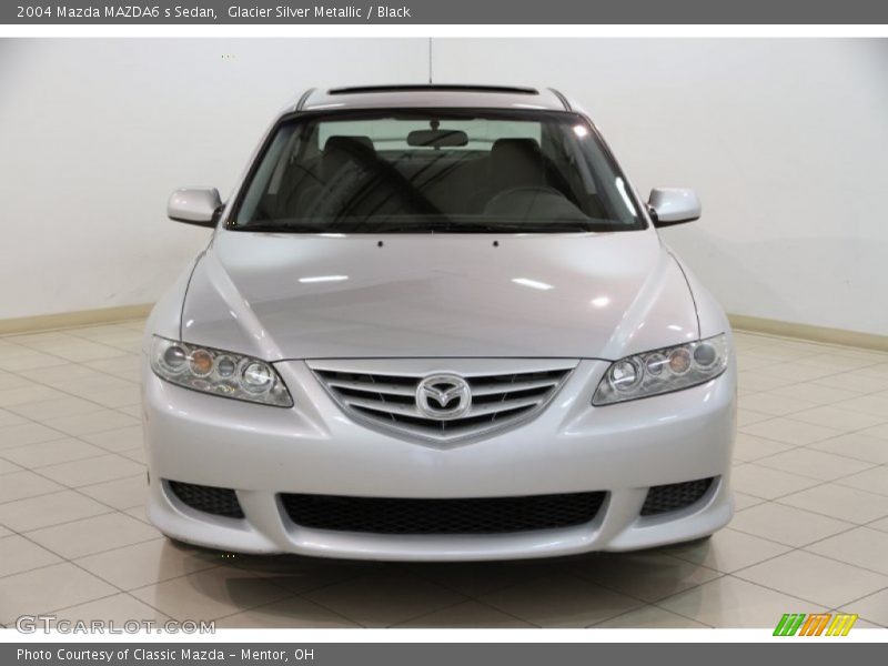 Glacier Silver Metallic / Black 2004 Mazda MAZDA6 s Sedan