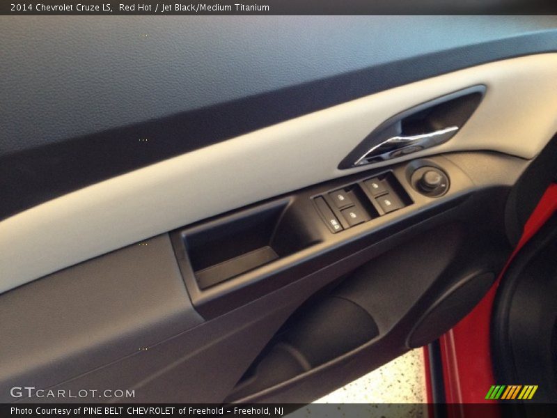Red Hot / Jet Black/Medium Titanium 2014 Chevrolet Cruze LS
