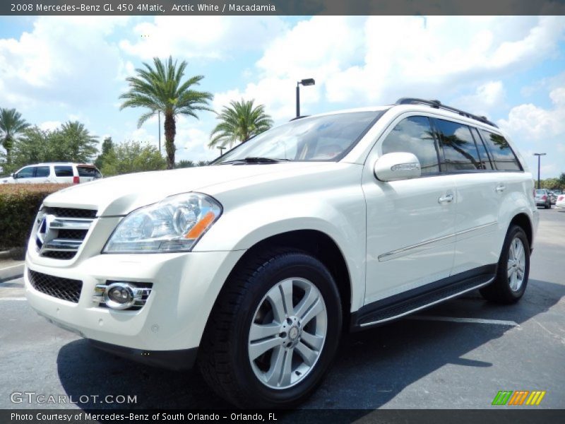 Arctic White / Macadamia 2008 Mercedes-Benz GL 450 4Matic
