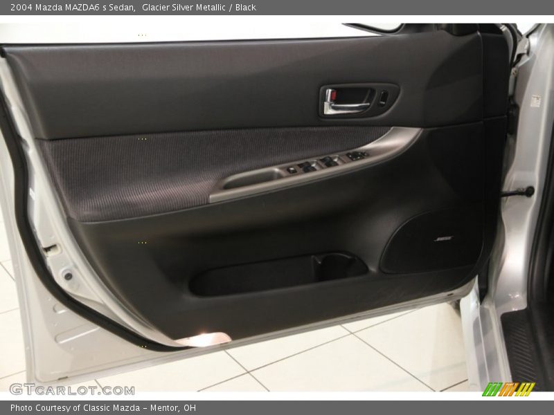 Glacier Silver Metallic / Black 2004 Mazda MAZDA6 s Sedan