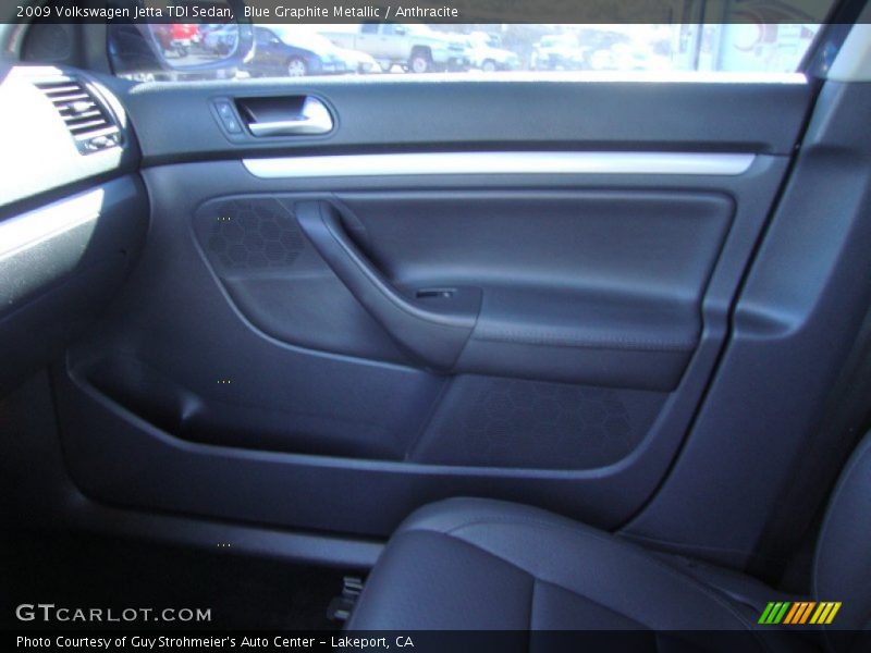 Blue Graphite Metallic / Anthracite 2009 Volkswagen Jetta TDI Sedan