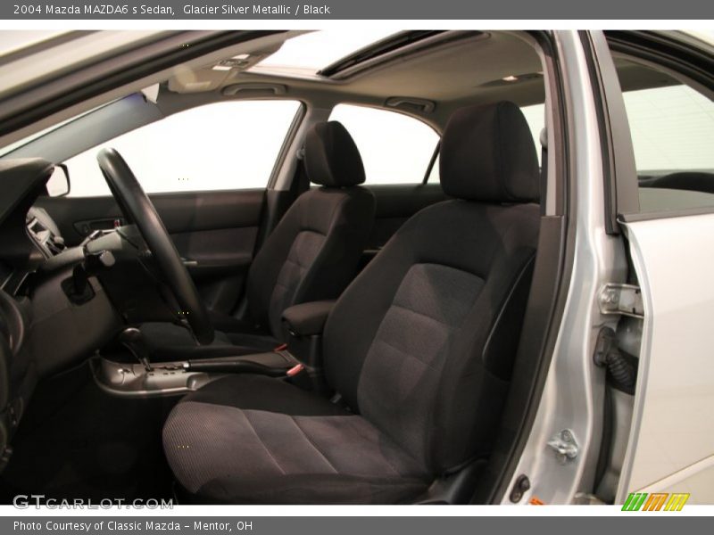 Glacier Silver Metallic / Black 2004 Mazda MAZDA6 s Sedan