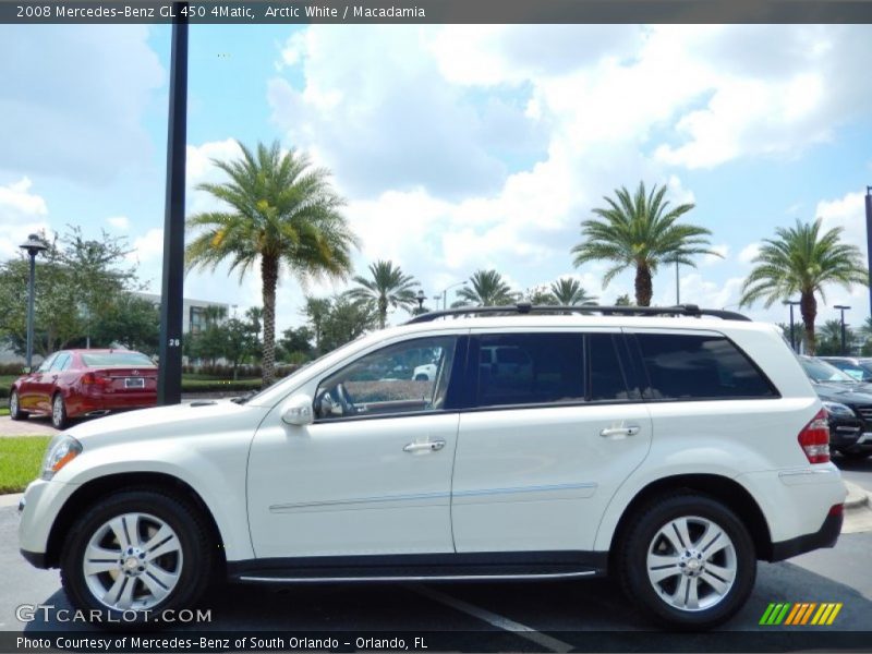 Arctic White / Macadamia 2008 Mercedes-Benz GL 450 4Matic