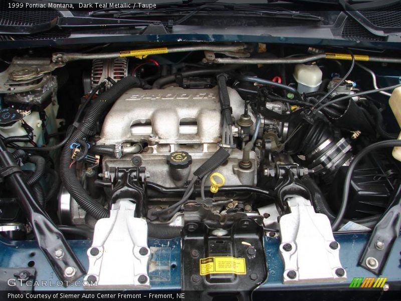 Dark Teal Metallic / Taupe 1999 Pontiac Montana
