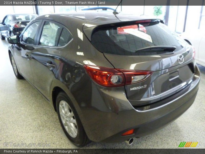 Titanium Flash Mica / Sand 2014 Mazda MAZDA3 i Touring 5 Door