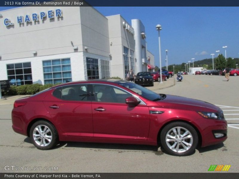 Remington Red / Beige 2013 Kia Optima EX