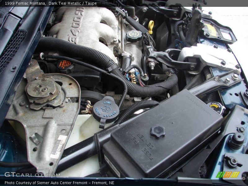 Dark Teal Metallic / Taupe 1999 Pontiac Montana