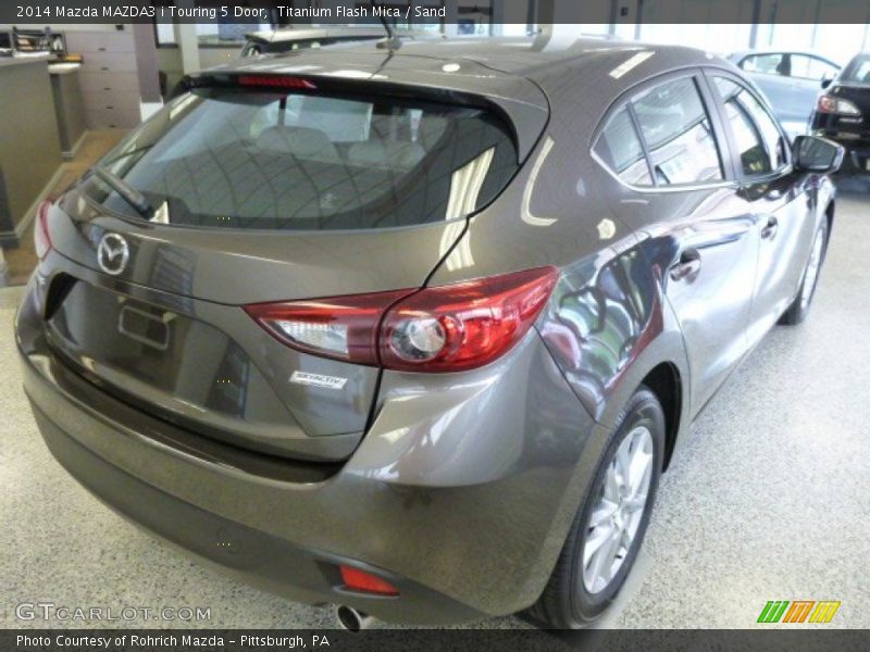 Titanium Flash Mica / Sand 2014 Mazda MAZDA3 i Touring 5 Door