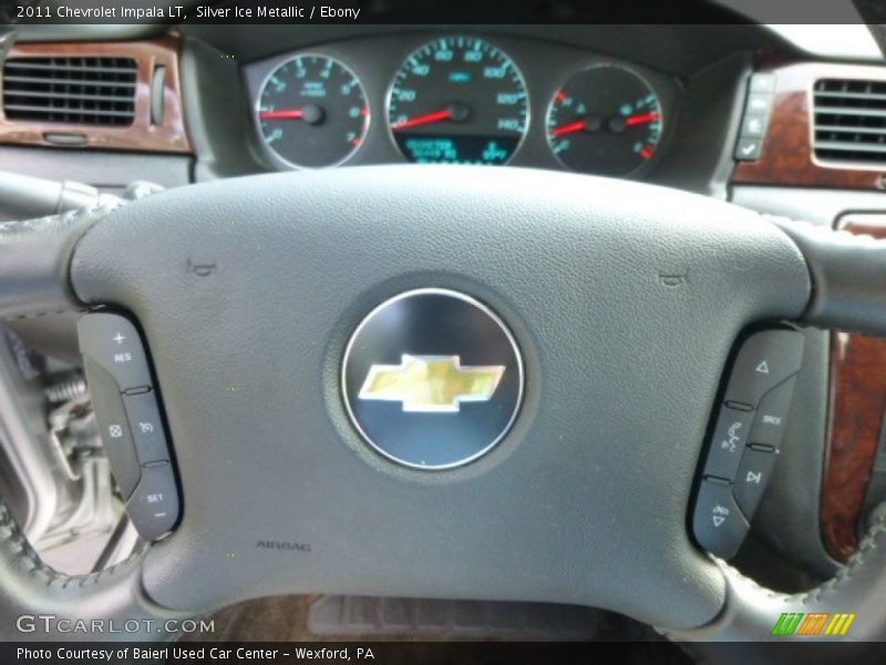 Silver Ice Metallic / Ebony 2011 Chevrolet Impala LT