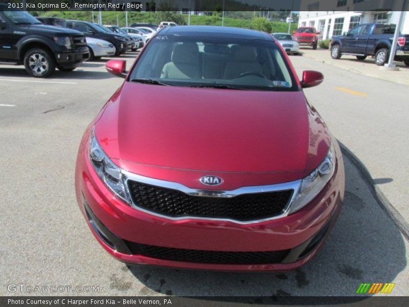 Remington Red / Beige 2013 Kia Optima EX