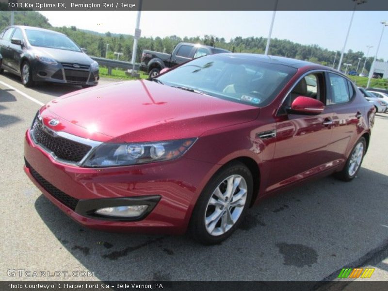 Remington Red / Beige 2013 Kia Optima EX