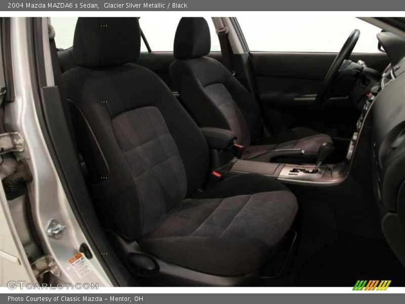 Glacier Silver Metallic / Black 2004 Mazda MAZDA6 s Sedan