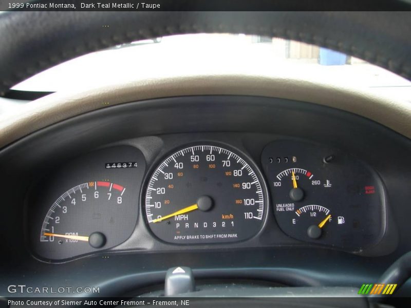 Dark Teal Metallic / Taupe 1999 Pontiac Montana