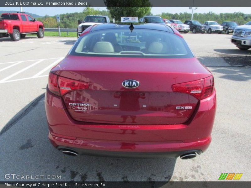 Remington Red / Beige 2013 Kia Optima EX