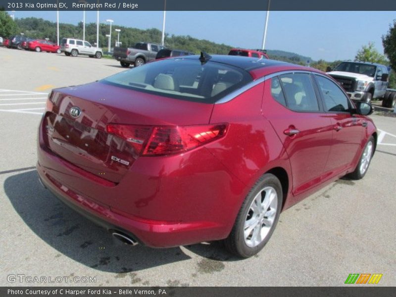 Remington Red / Beige 2013 Kia Optima EX