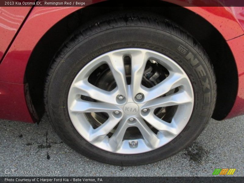 Remington Red / Beige 2013 Kia Optima EX