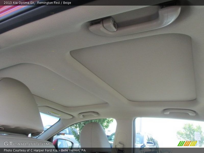 Remington Red / Beige 2013 Kia Optima EX