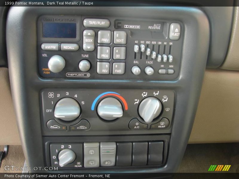 Dark Teal Metallic / Taupe 1999 Pontiac Montana