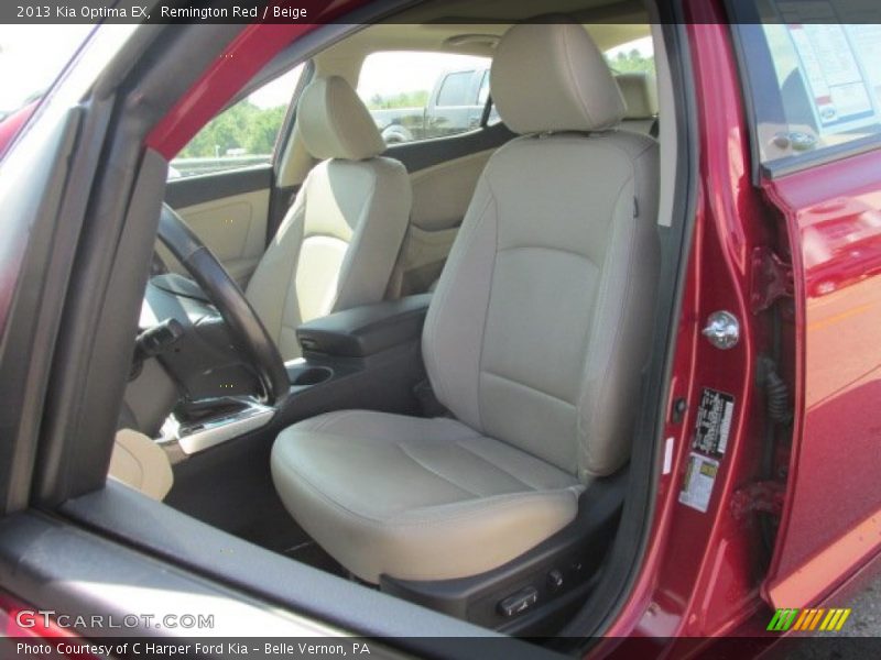 Remington Red / Beige 2013 Kia Optima EX