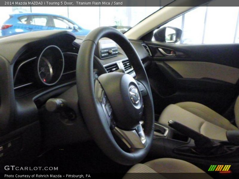 Titanium Flash Mica / Sand 2014 Mazda MAZDA3 i Touring 5 Door