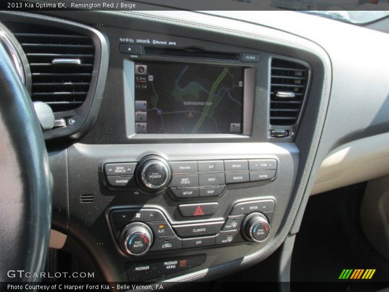 Remington Red / Beige 2013 Kia Optima EX