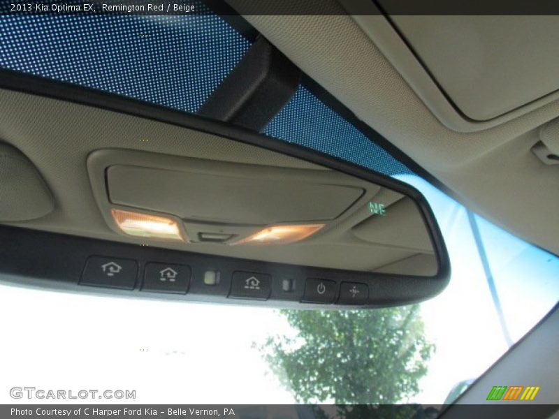 Remington Red / Beige 2013 Kia Optima EX
