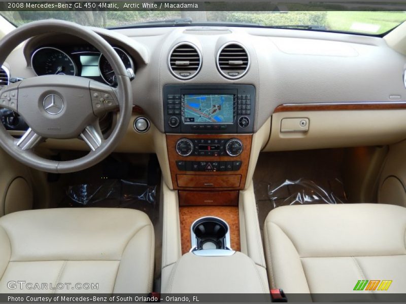 Arctic White / Macadamia 2008 Mercedes-Benz GL 450 4Matic