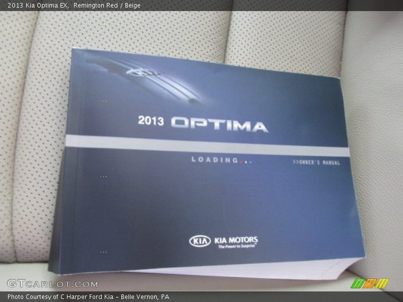 Remington Red / Beige 2013 Kia Optima EX