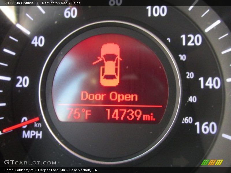 Remington Red / Beige 2013 Kia Optima EX