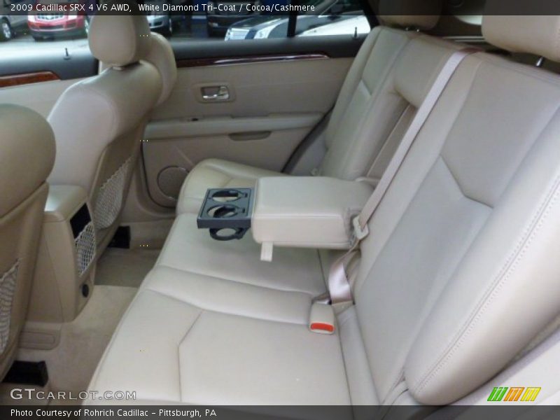 White Diamond Tri-Coat / Cocoa/Cashmere 2009 Cadillac SRX 4 V6 AWD
